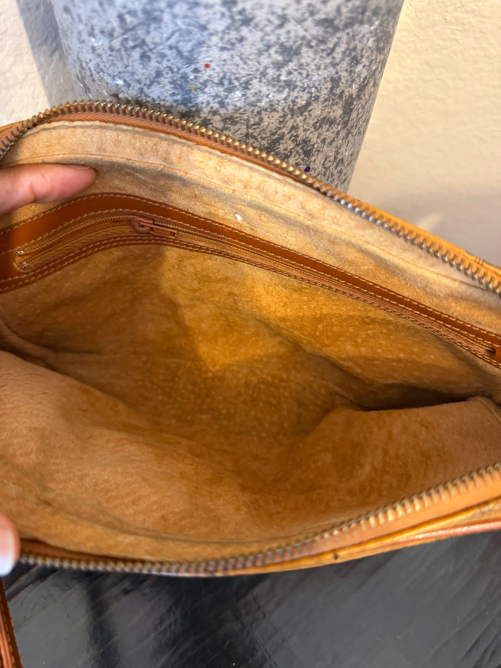 MCM Clutch wristlit with Dustbag