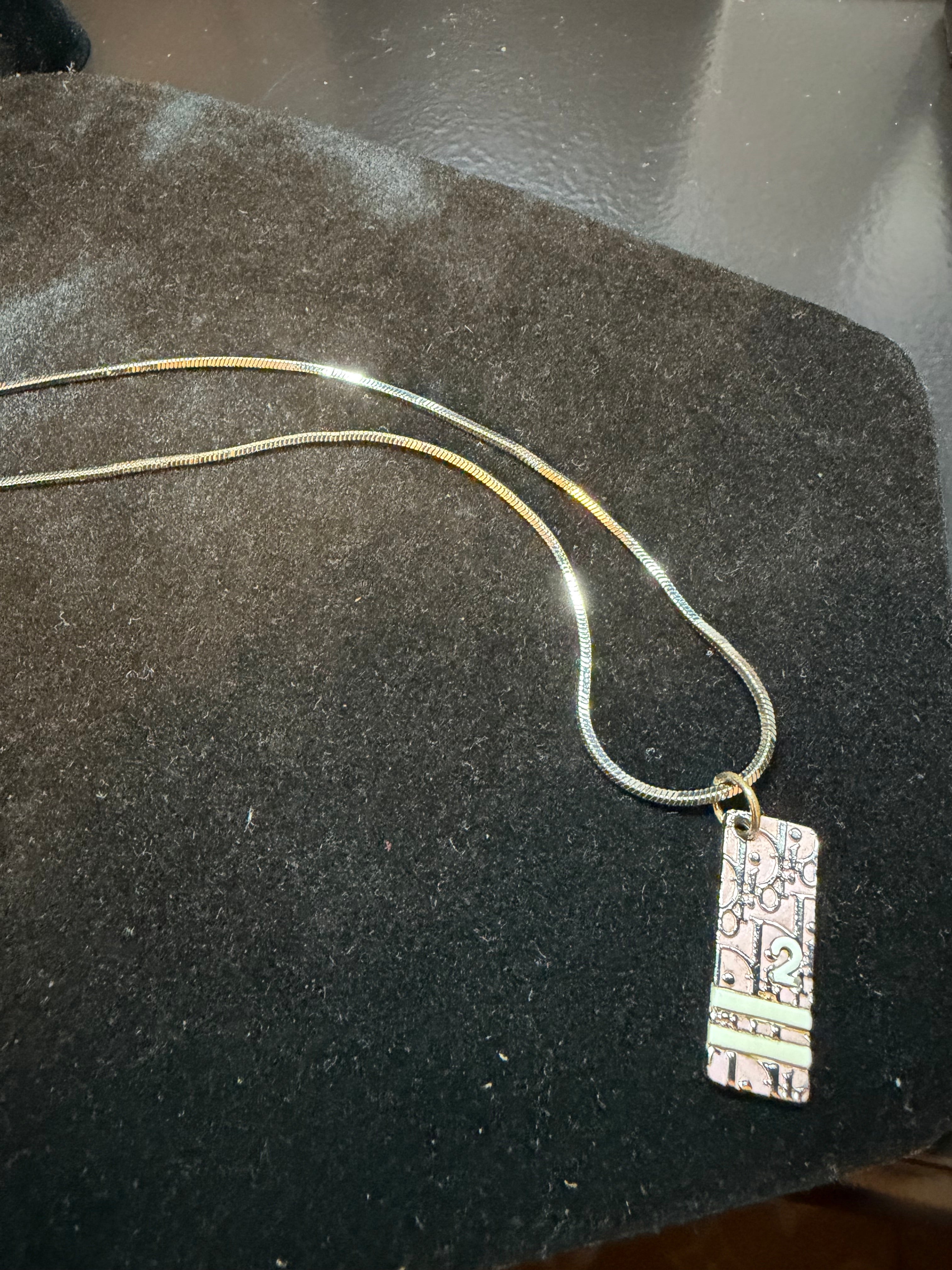 Christian Dior Trotter Pink Necklace