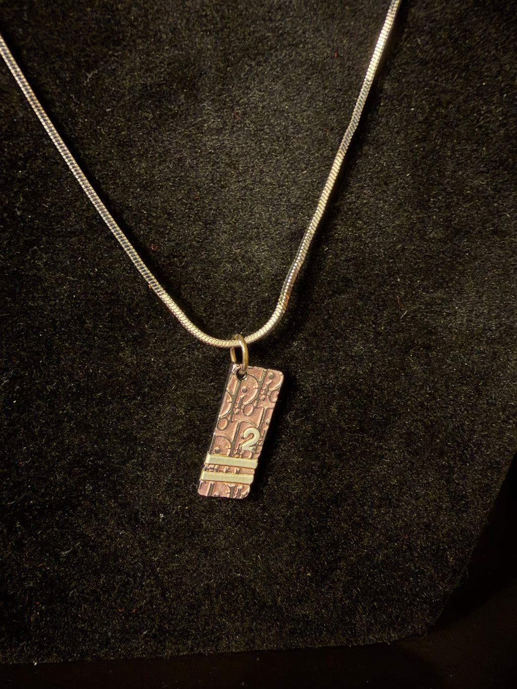 Christian Dior Trotter Pink Necklace