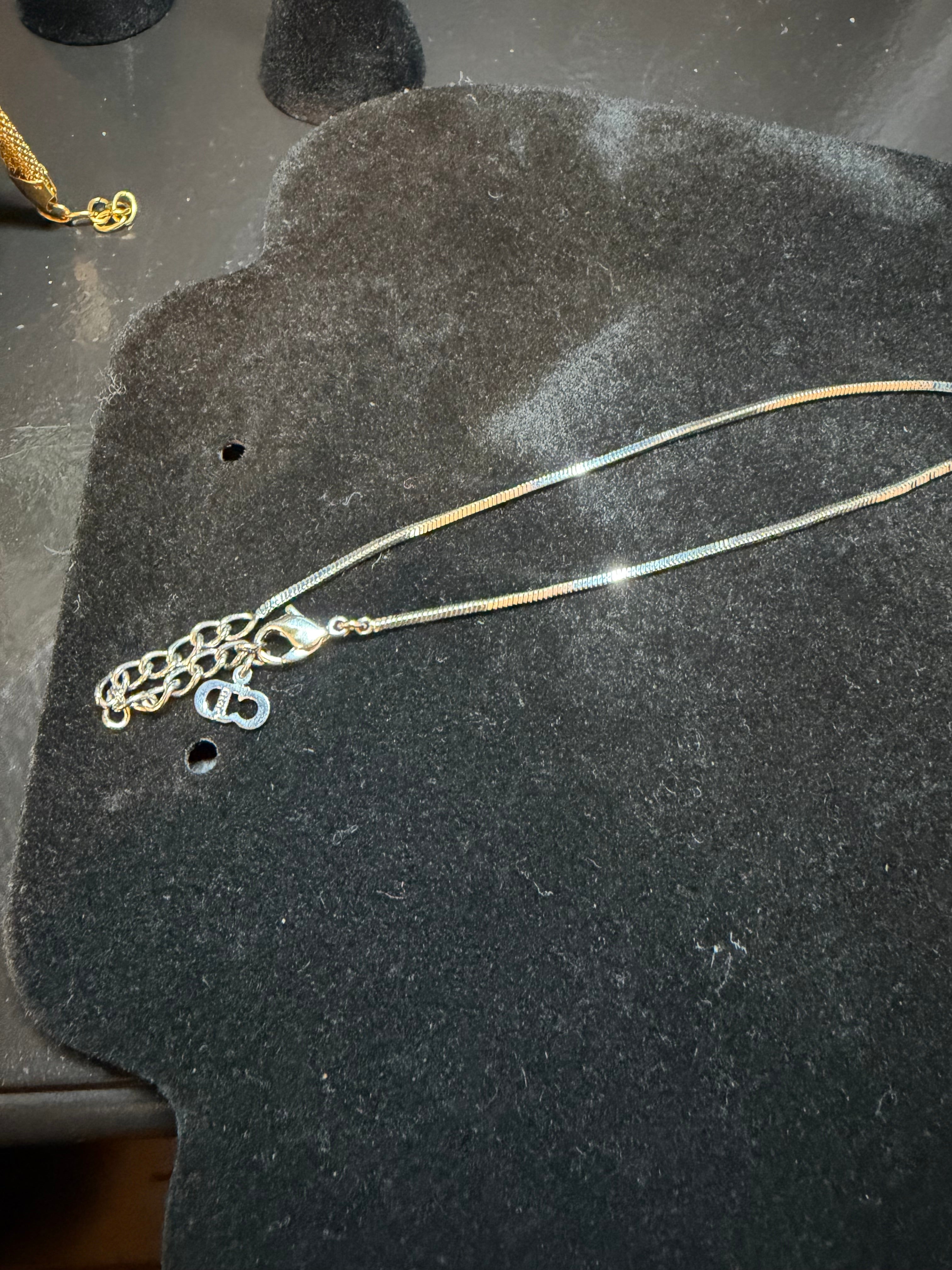 Christian Dior Trotter Pink Necklace