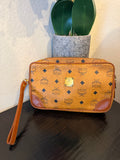 MCM Clutch wristlit with Dustbag
