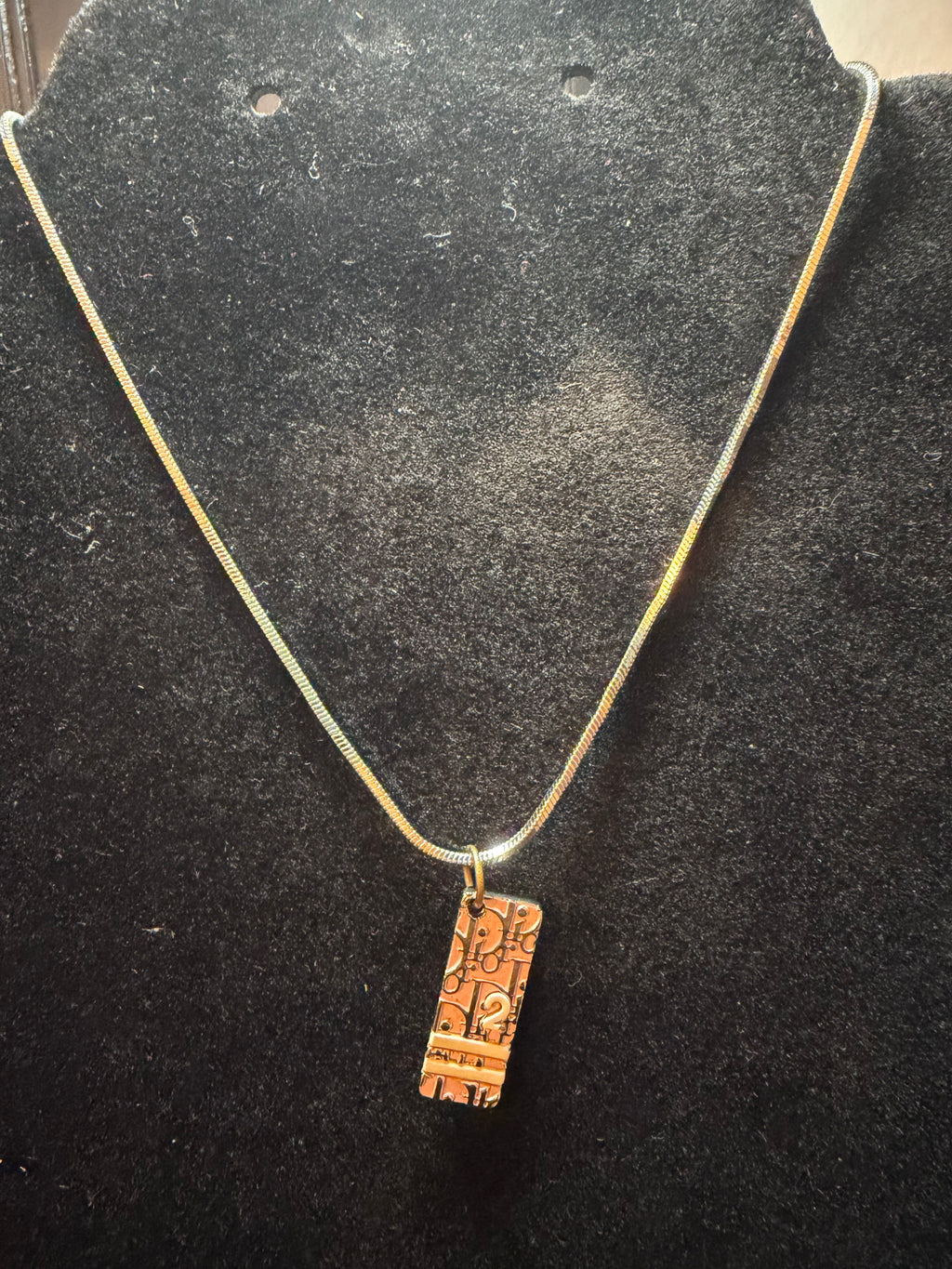 Christian Dior Trotter Pink Necklace