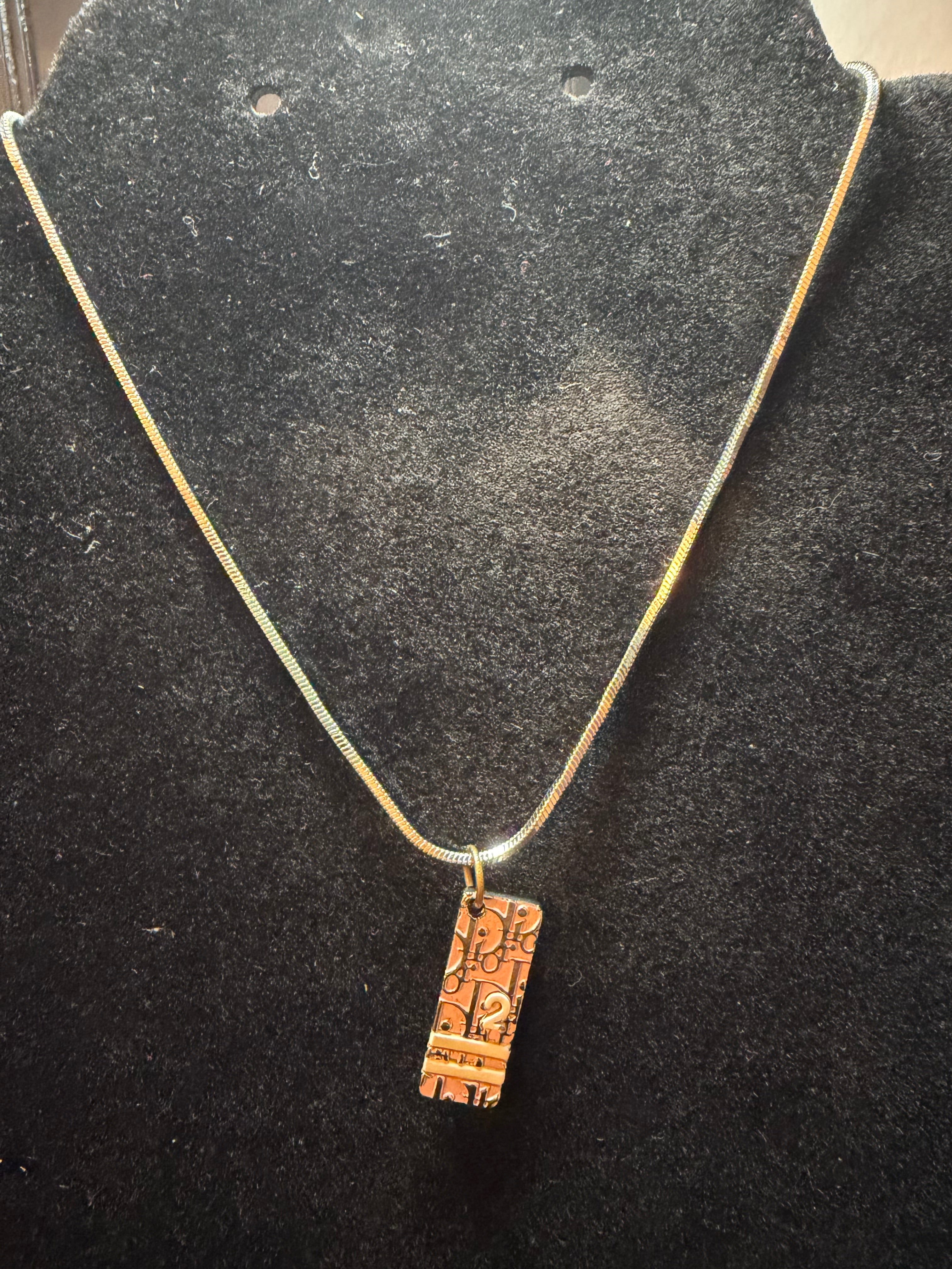 Christian Dior Trotter Pink Necklace